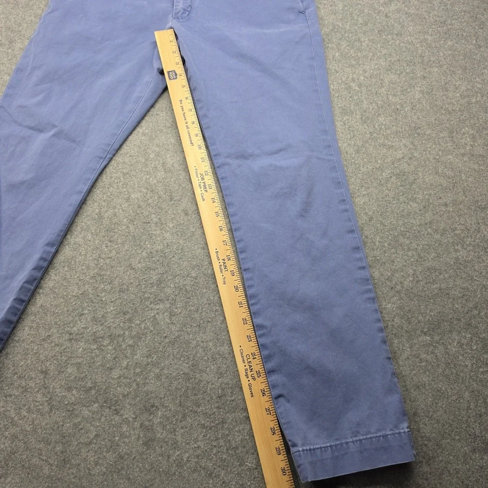 Polo Ralph Lauren Chino Pants Mens 36x32  Navy Blue Stretch Classic Fit Straight